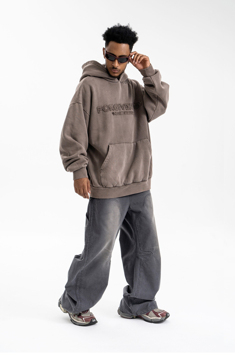 Essential Cotton Initial Hoodie