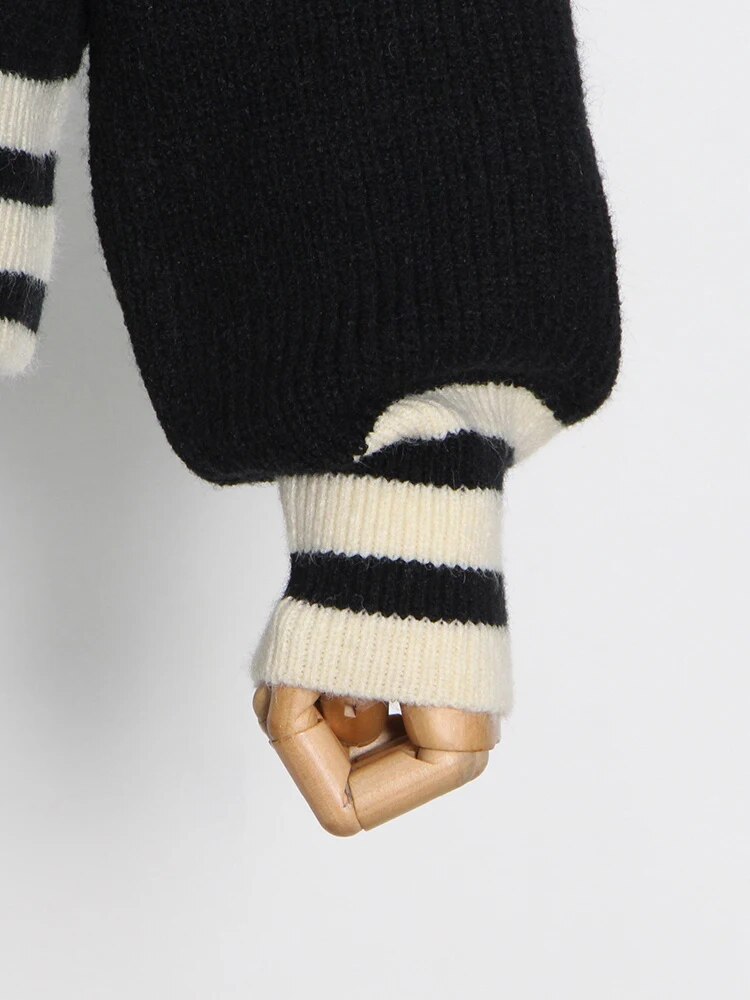 Ladies Relaxed Open Front Polyester Multi Tone Sweater
