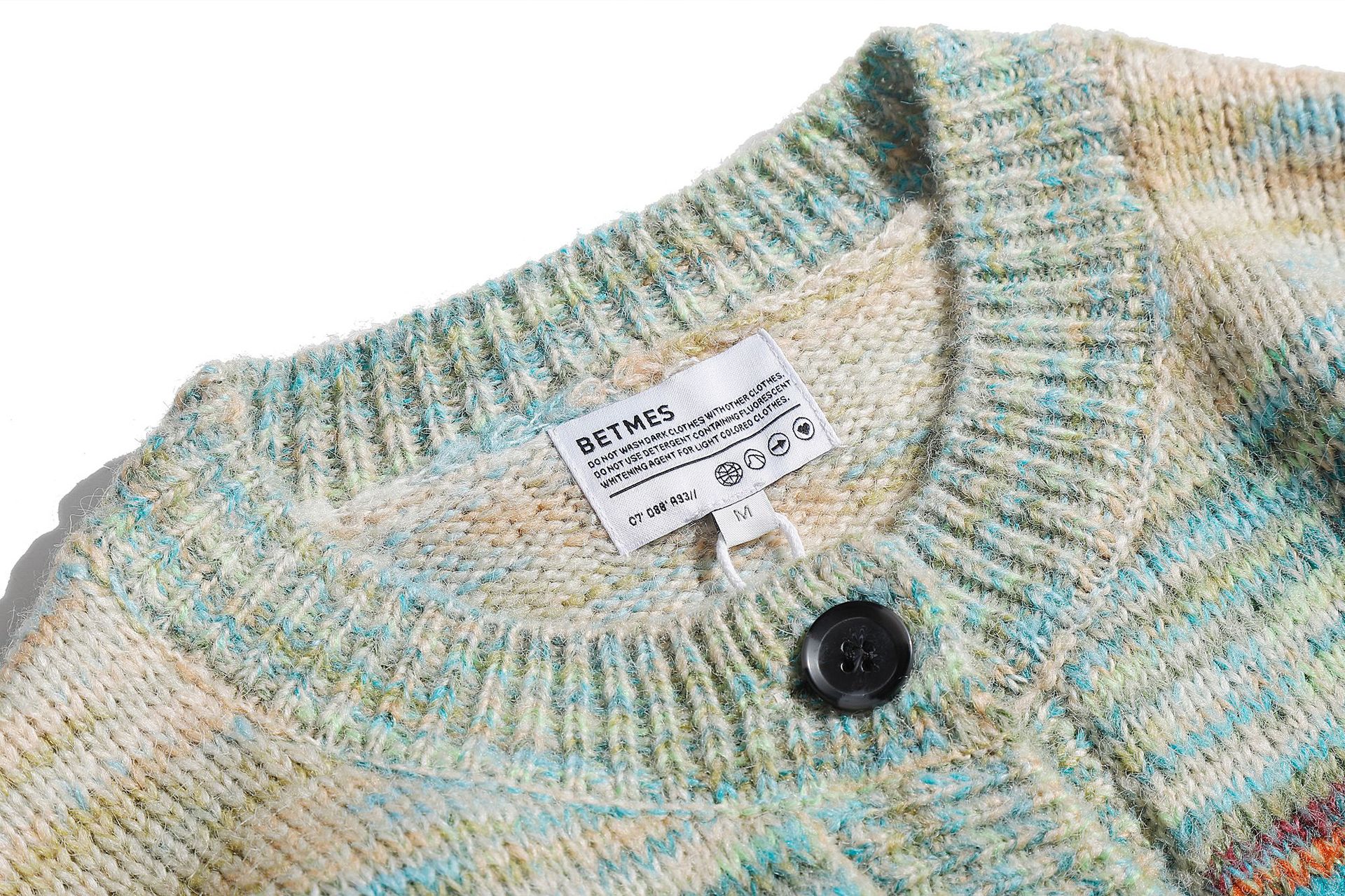 Japanese Color Block Long Sleeve Loose Sweater