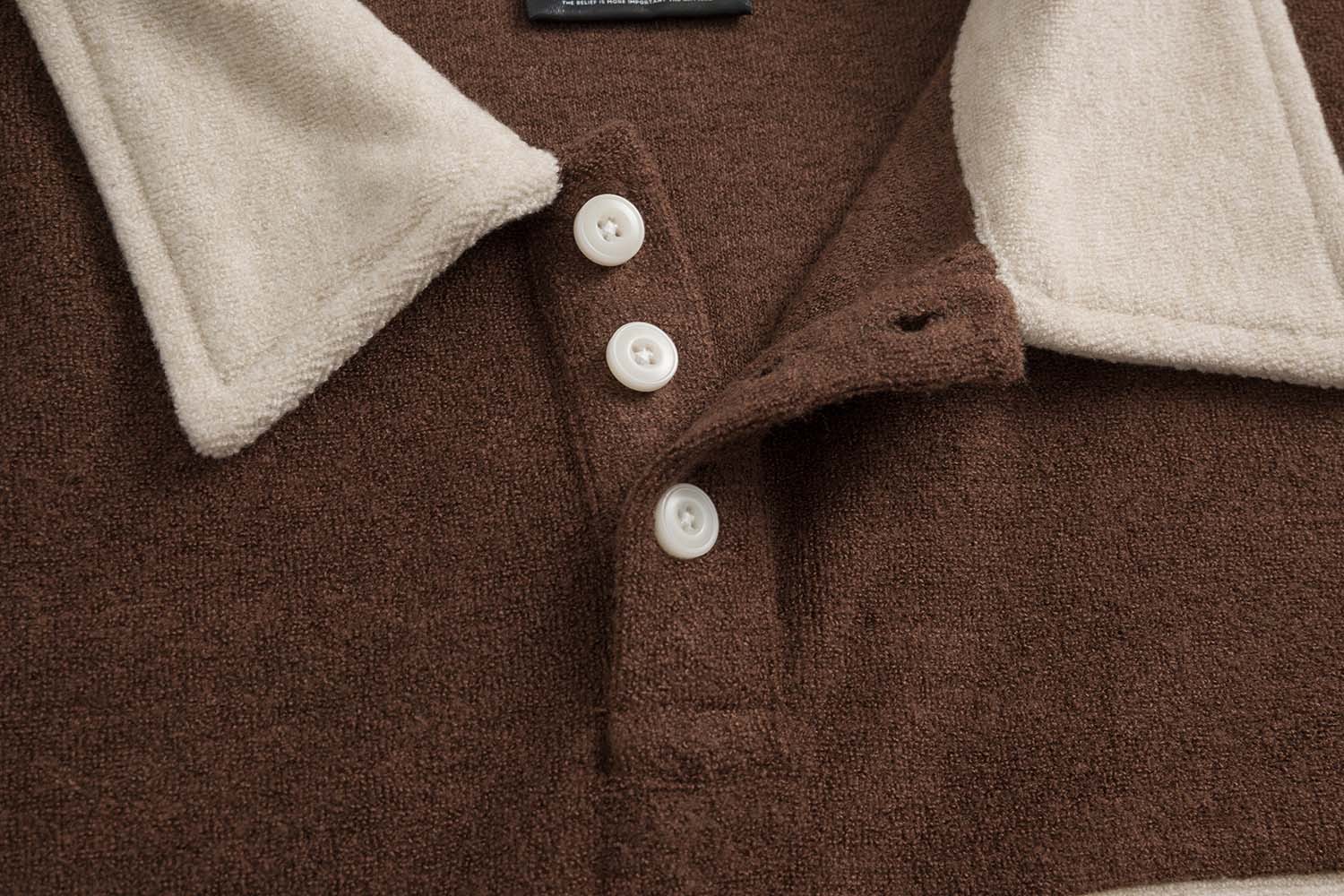 Urban Cotton Blend Panel Relaxed Polo