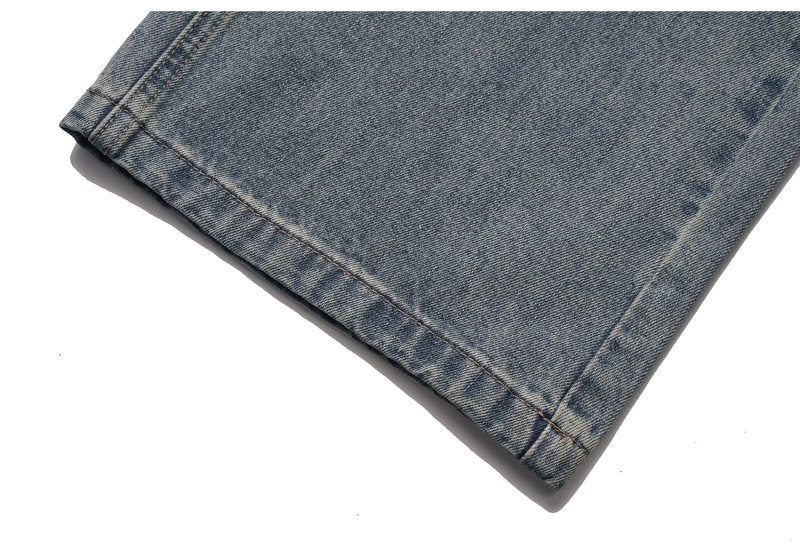 Distressed Oversized Straight Loose Wide Leg Denim Pants