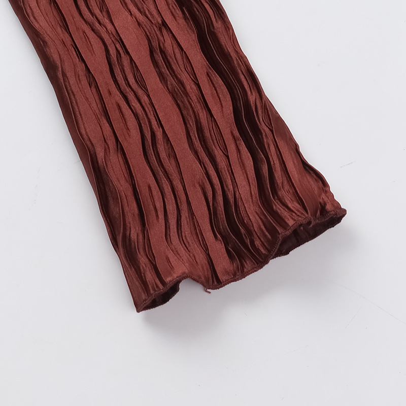 High Waist Round Neck Full Sleeve Pencil Dress