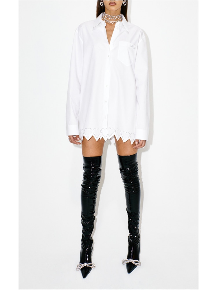 Ladies Rhinestone Knot Pointed Toe Over Knee Boots New Fall Super High Heel and Thigh Boots Side Zipper Sexy Boots