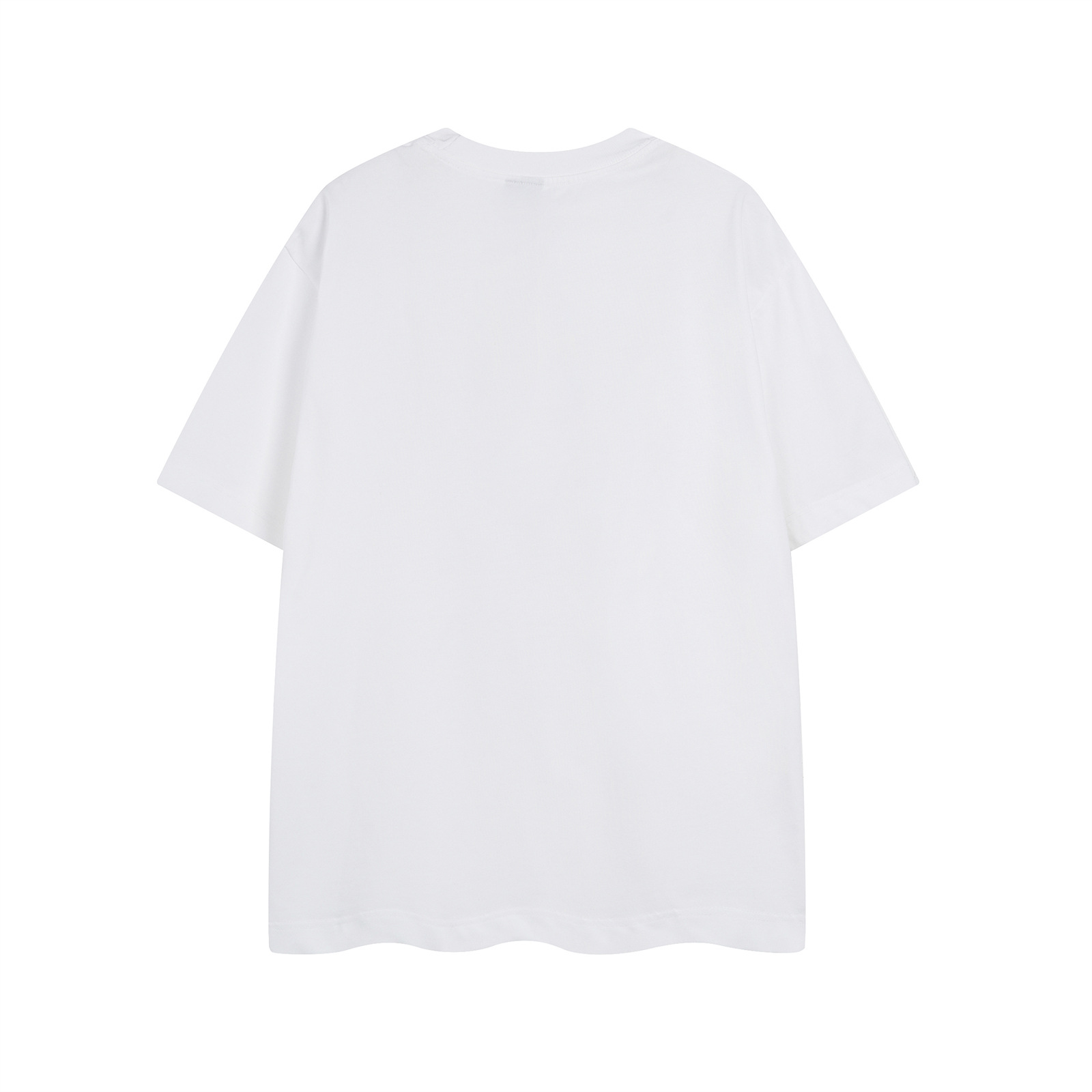 Retro Letter Print Vintage Short Sleeve T-Shirt Unisex Summer Loose Casual Pure Cotton Couple Top