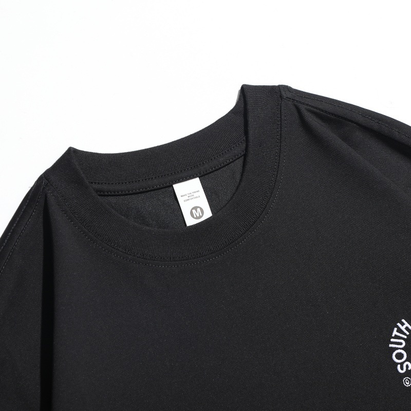 Japanese Retro Round Neck Cotton Blend Shirt