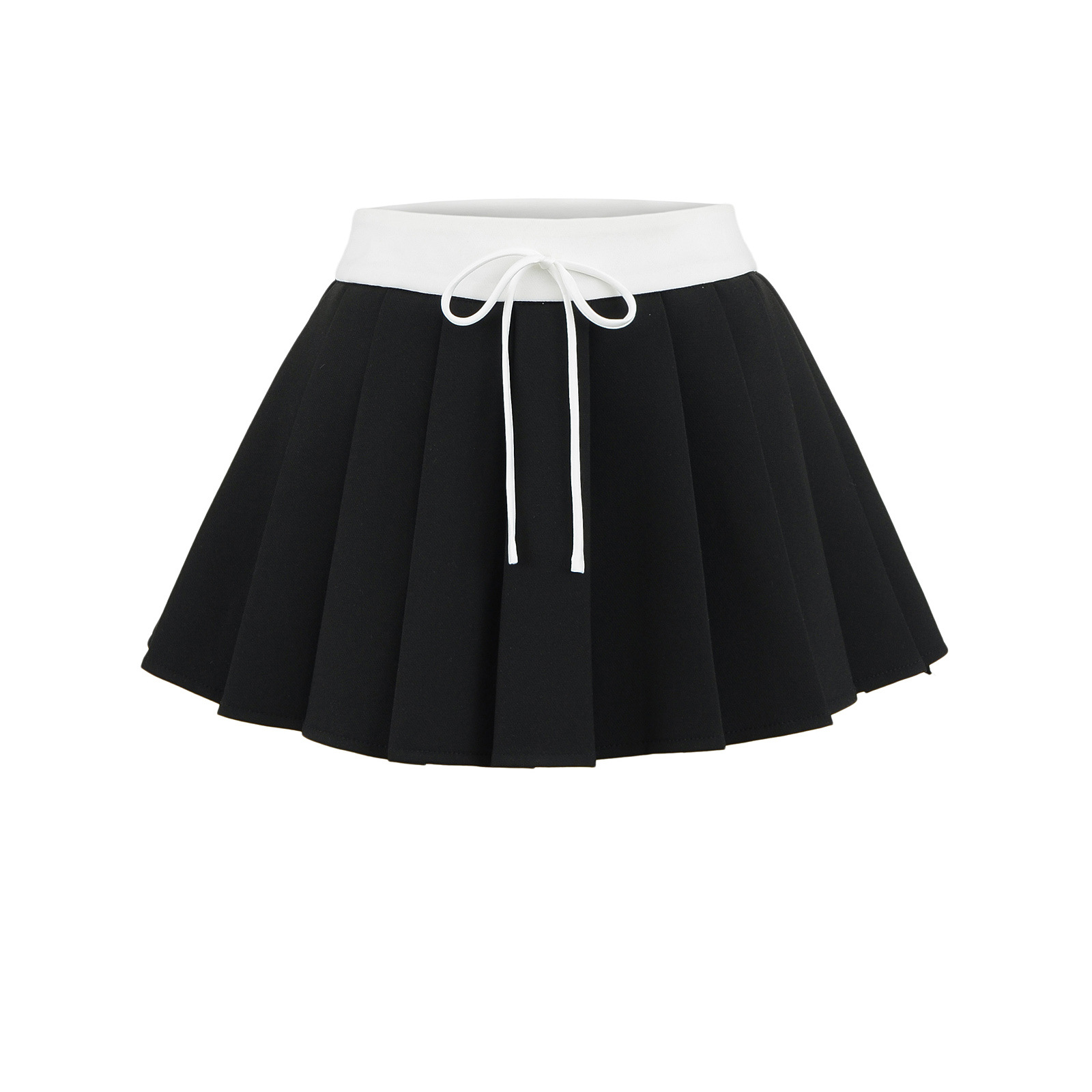 High waisted A-line short skirt pleated skirt tennis skirt