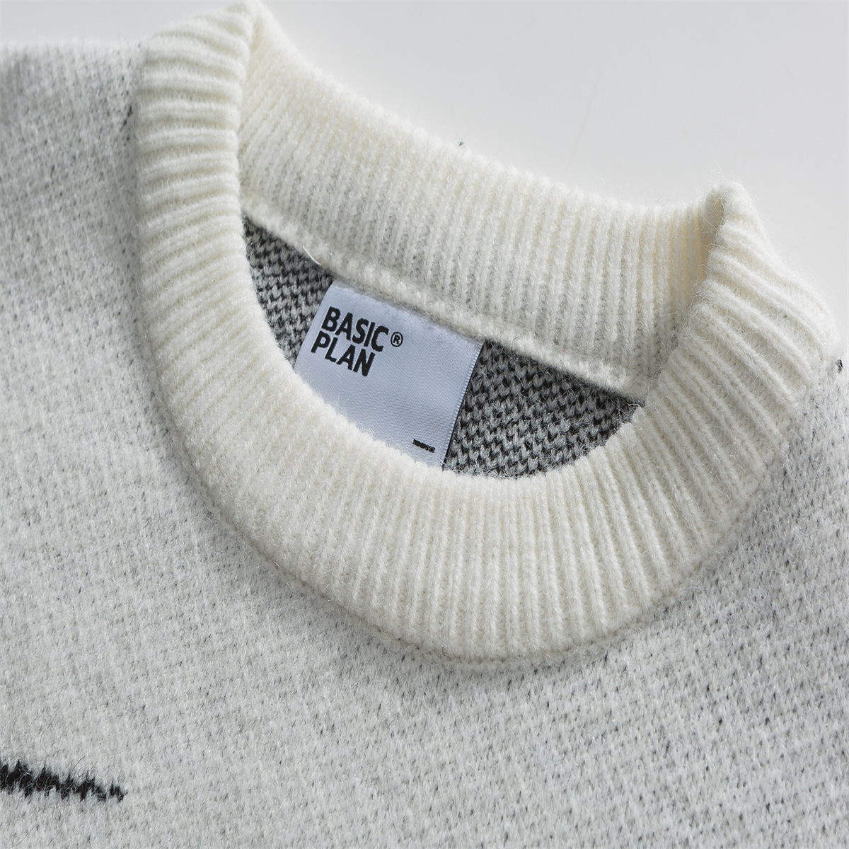 Oversized Color Block Japanese Workwear Sweater