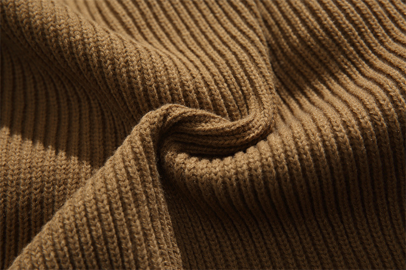 Japanese Workwear Plain Zip Front Cardigan
