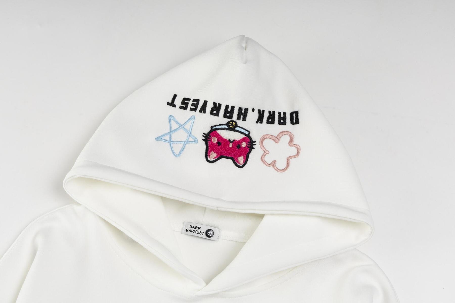 Composite Milk Silk Patch Hoodie
