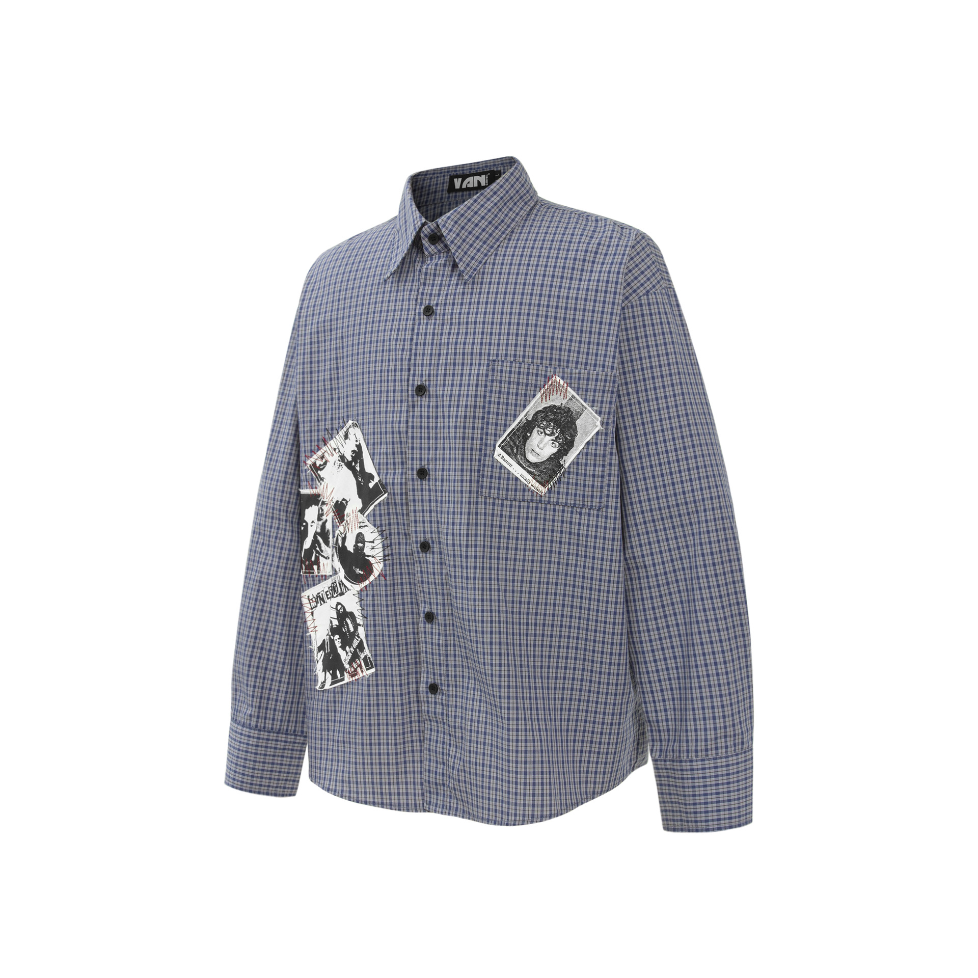 American Retro Oversized Check Cotton Shirt