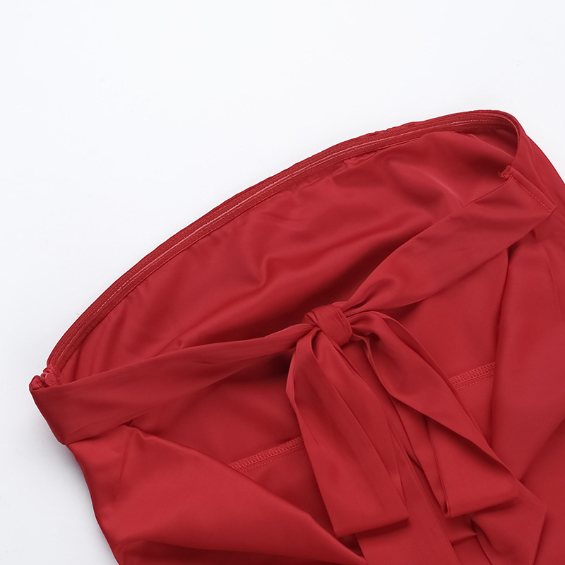 Sleeveless Polyester Spandex Tube Dress