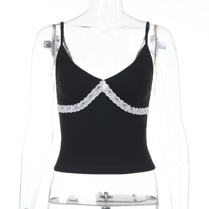 Regular Neck Colorblock Paneled Lined Strapless Top