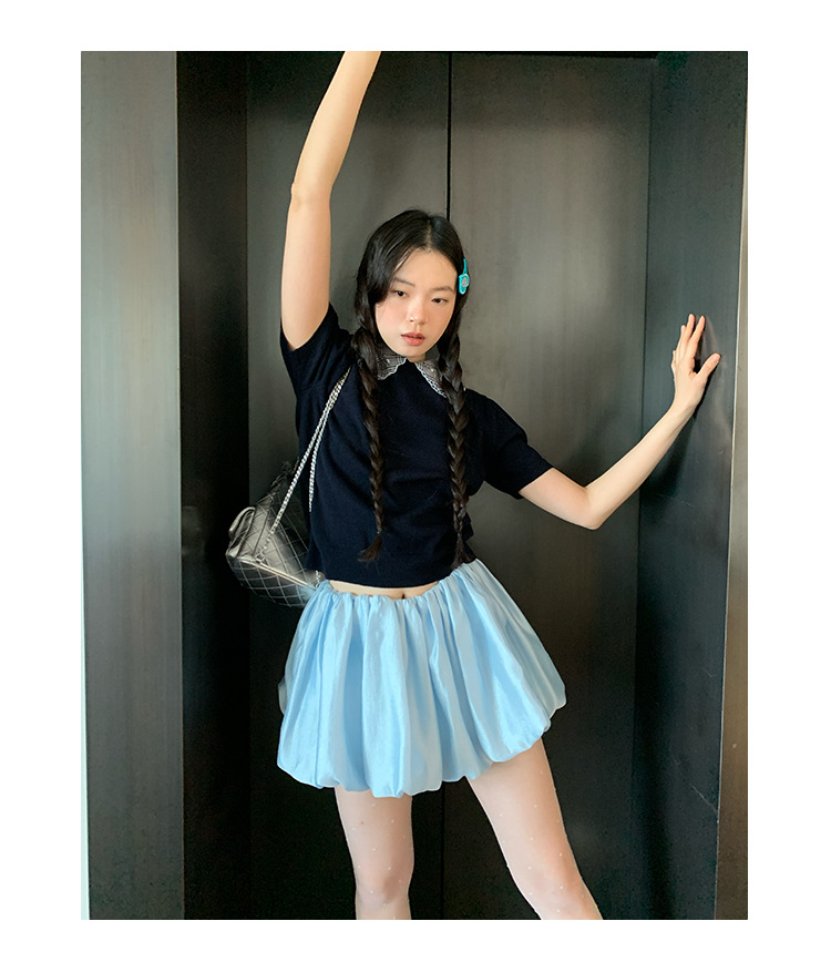 Nylon Playful Bodycon Three Quarter Sweater