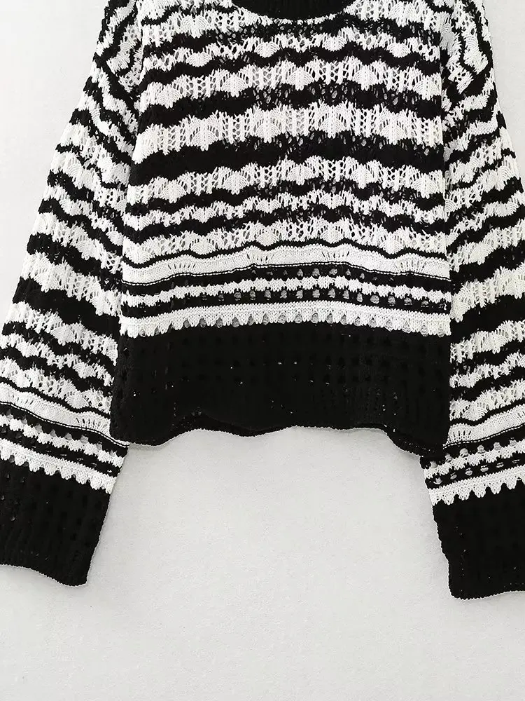 Ladies Polyester Cutout Short Pullover