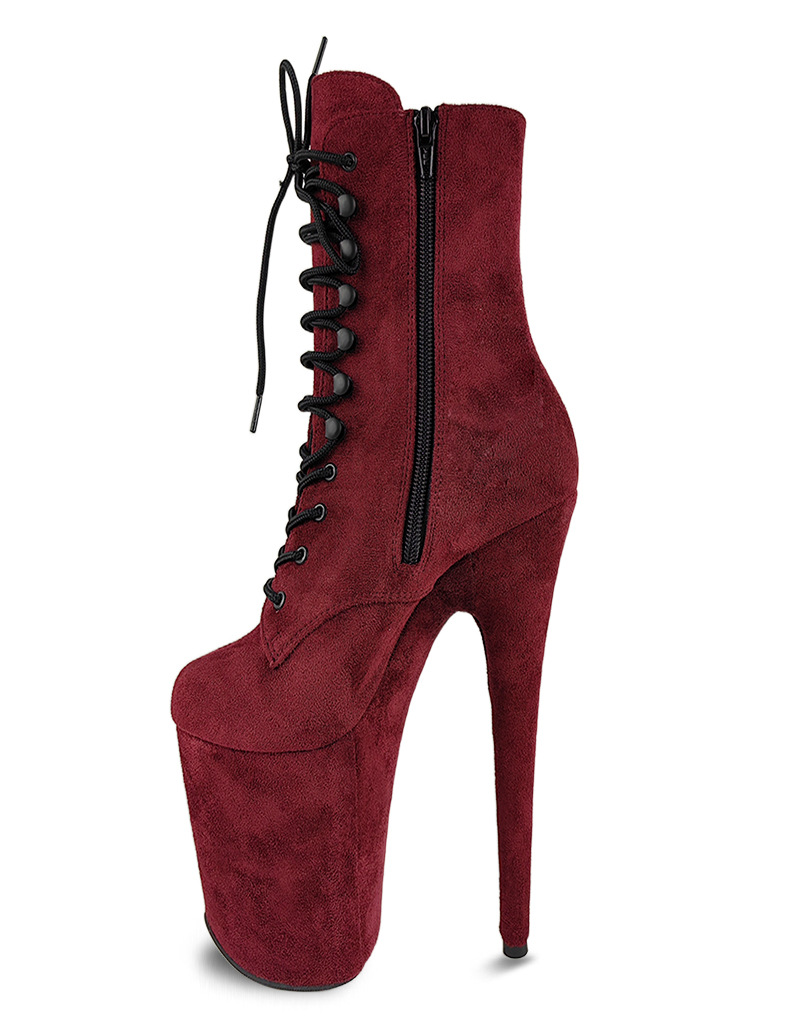 20CM super high heel pole dance shoes with waterproof platform pole dancing boots pole dance heel