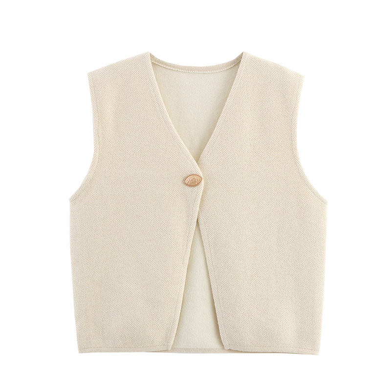 Lady Street Slim Fit Blended 3D Armless Vest