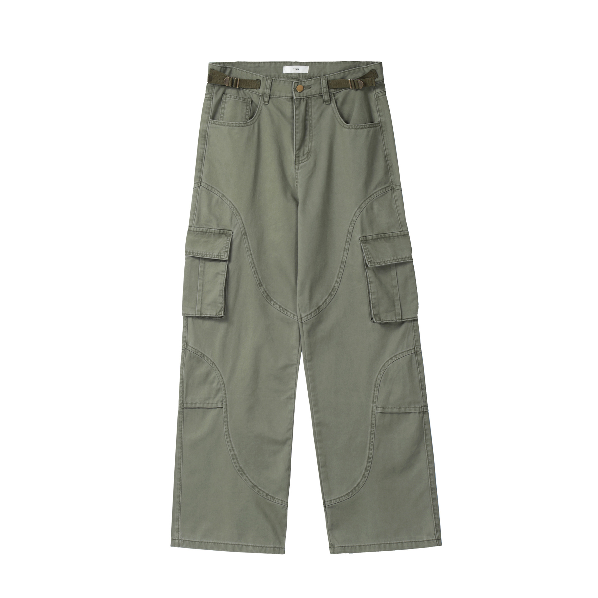 Pants for Men and Women Vintage Washed Distressed Design with Pockets