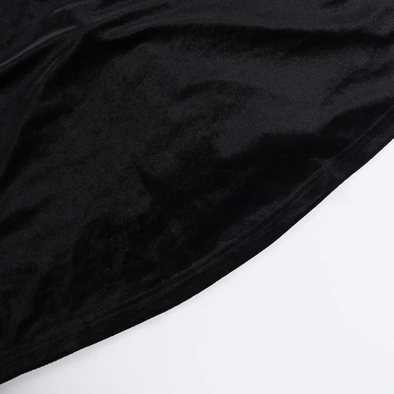 Halter High-Waist Polyester Solid Edgy Bodycon Floor-Length Dress