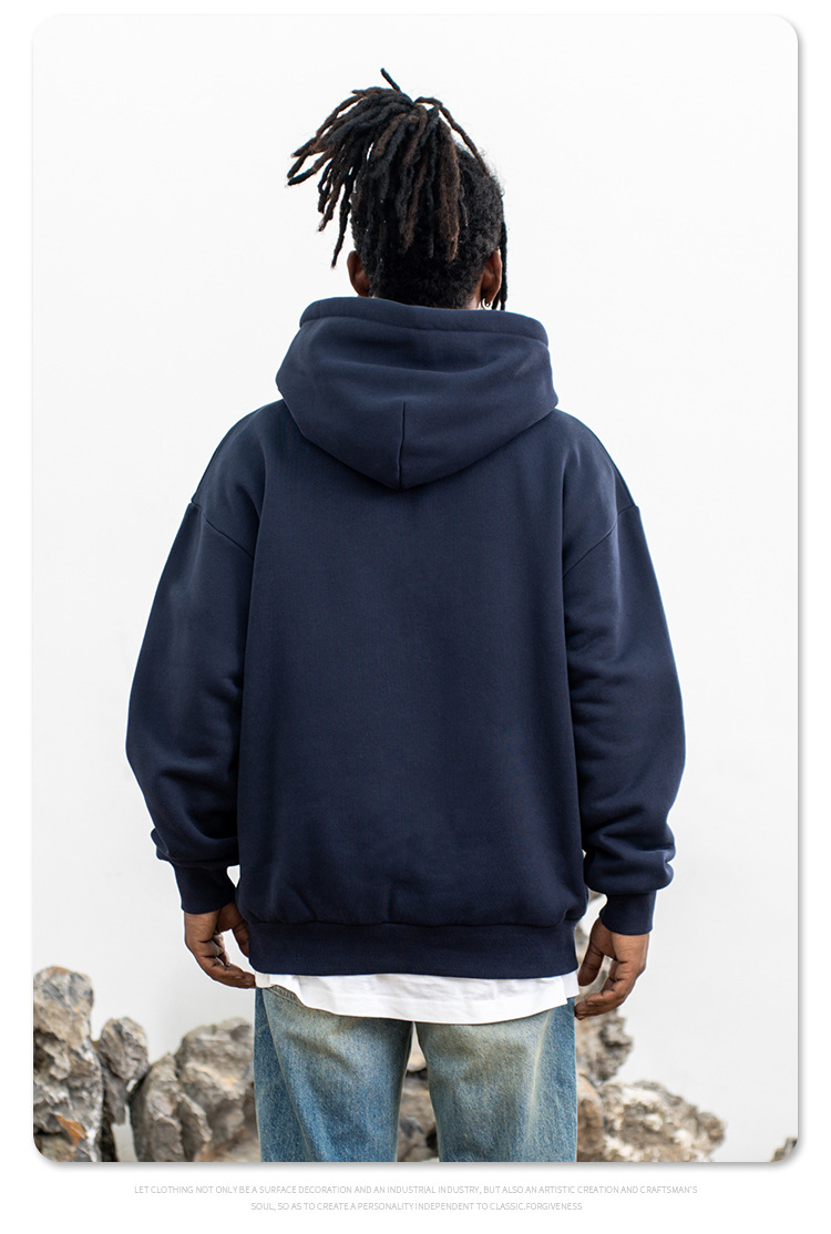 Printed Cotton Oversized Hoodie