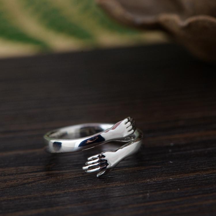 Sterling Silver Ring Adjustable Couple Ring