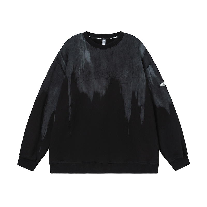 Cotton Biker Graphic Sweatshirt