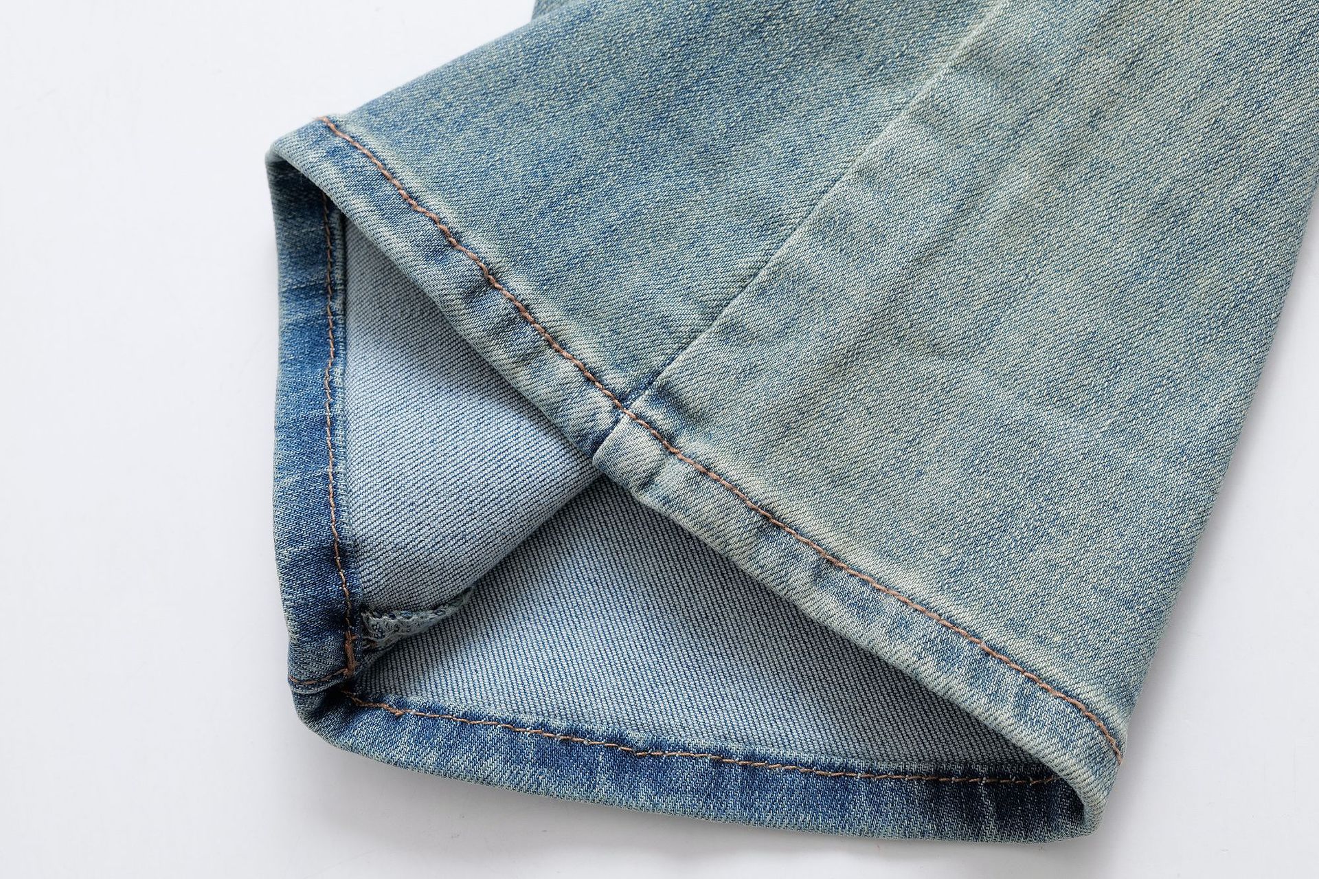 Low waist button slim fit flared jeans