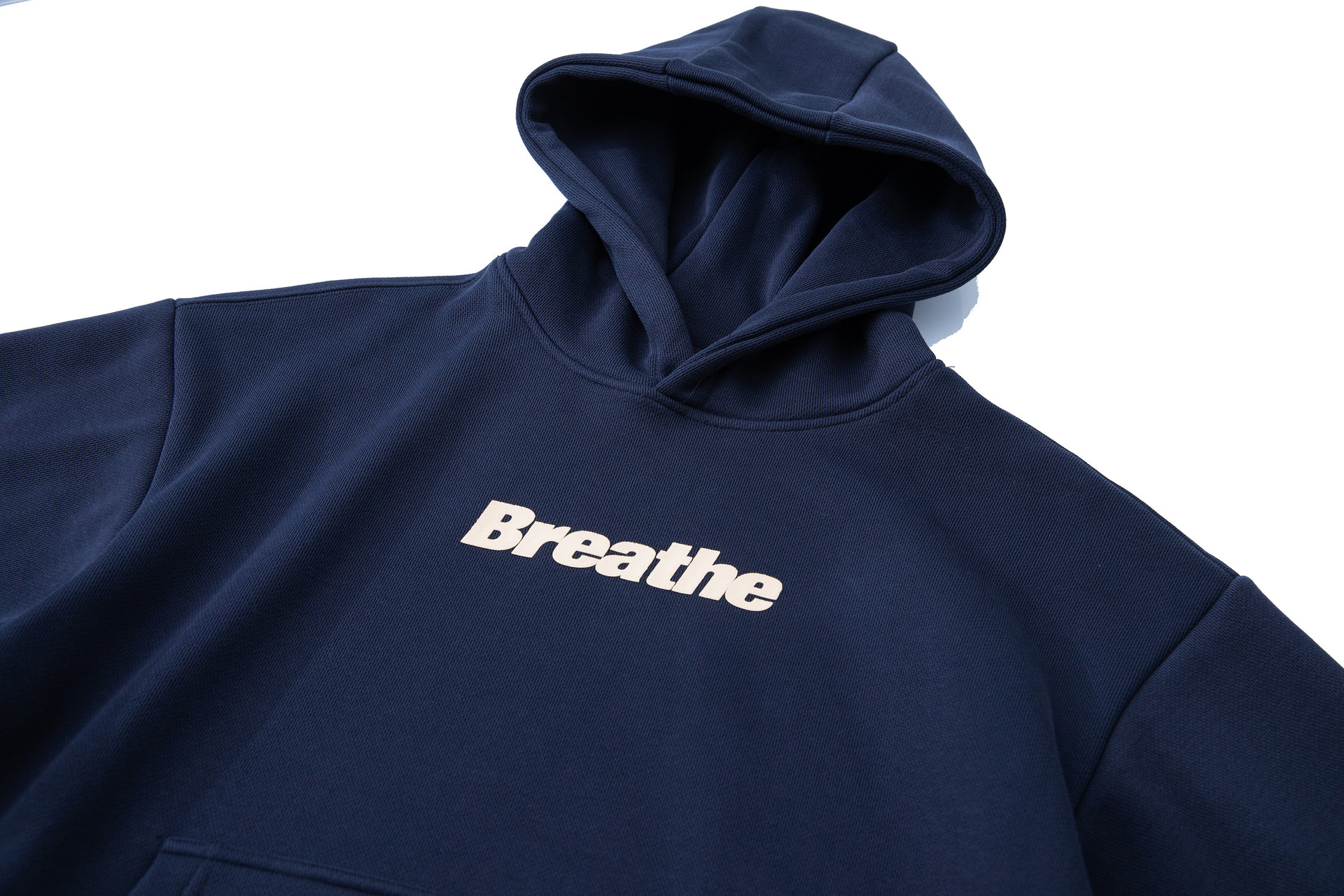 Oversized Cotton Typography Hoodie