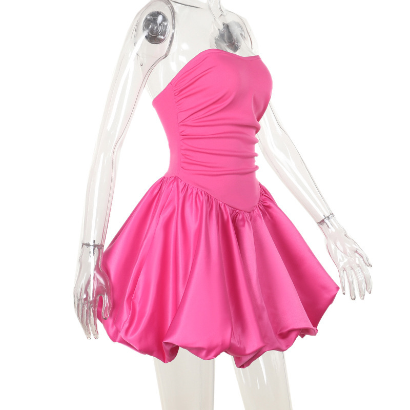 Bodycon Colorblock Stretch Tube Skirt