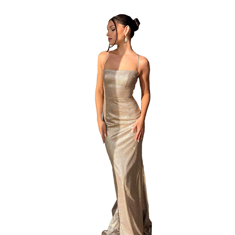 Knitted One Shoulder High Waist Dress