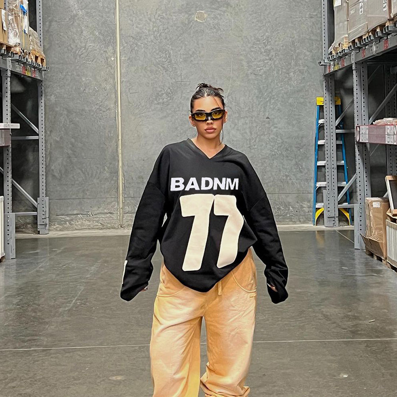 Woman's Oversized Polyester Hoodie