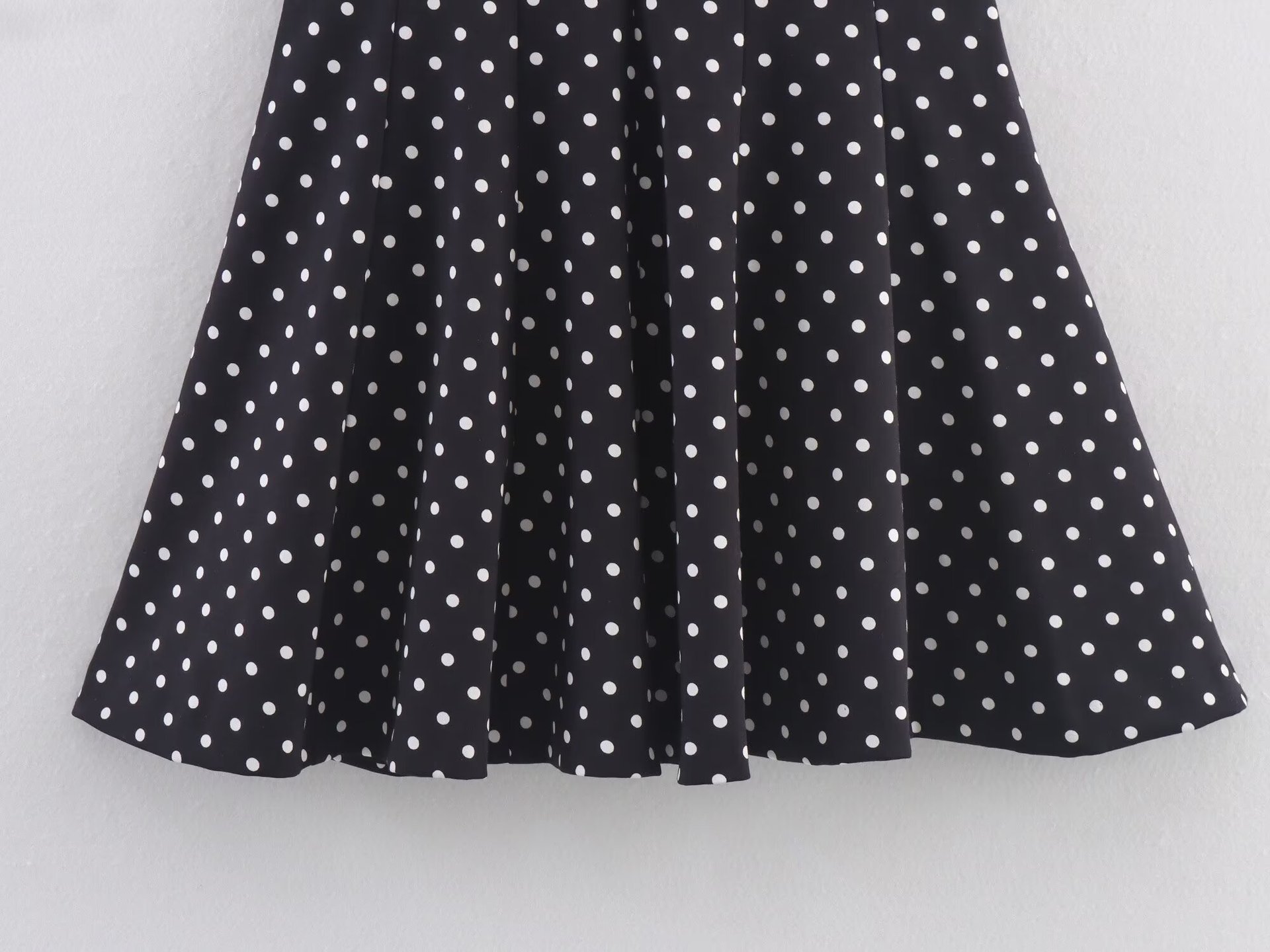 Women's Fashion Sexy Polka Dot Halter Neck Dress