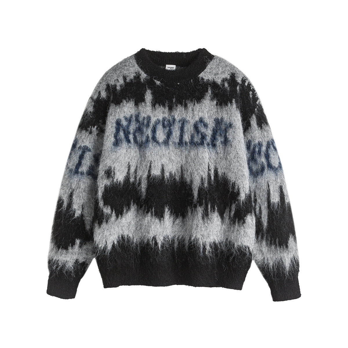 Oversized Japanese Workwear Color Block Pullover