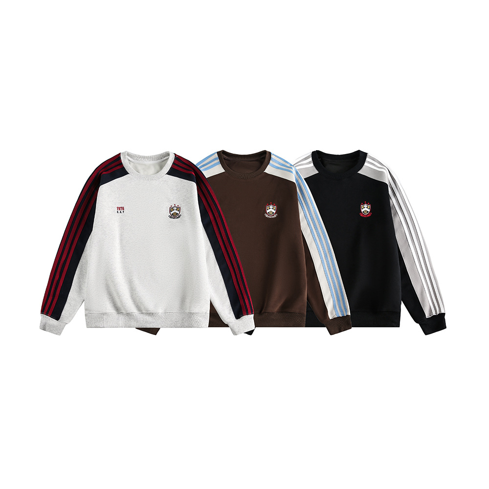 American Varsity Contrast Panel Hoodie