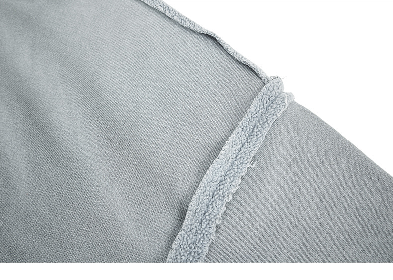 Men's Exposed Seam Cotton Hood Sweatshirt