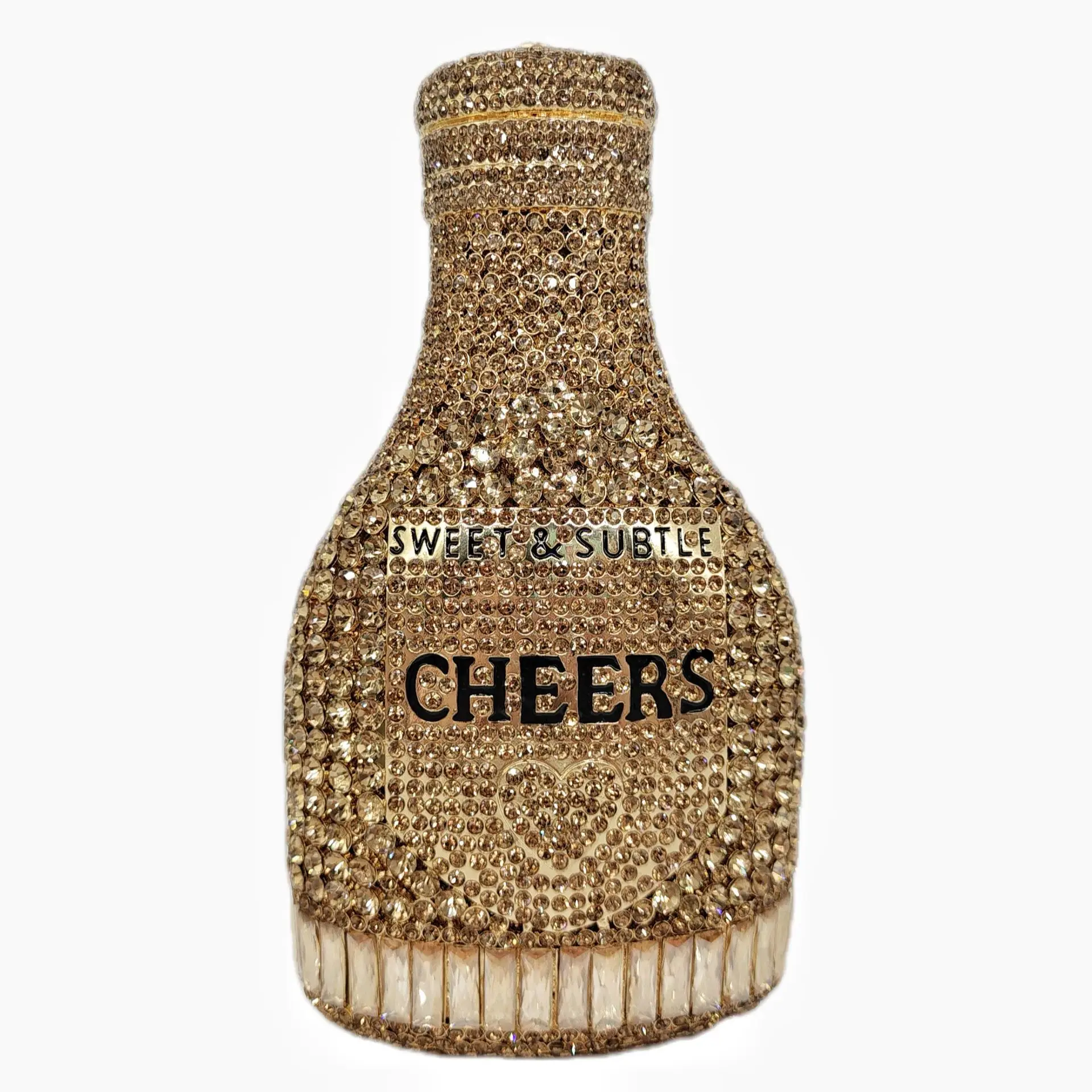Women Bottle Crystal Evening Bag Lady Diamond Wedding Bridal Purses Female Rhinestone Party Prom Clutches Bags