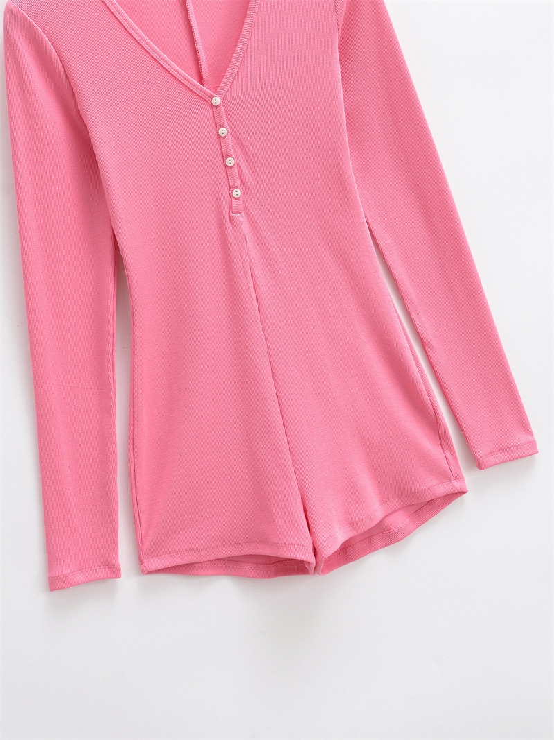 Ladies Cute Fresh Polyester Jumpsuit