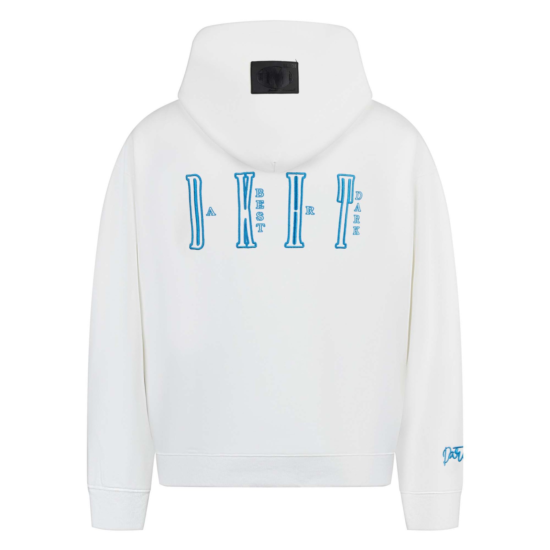 Streetwear Embroidered Initial Oversized Cotton Hoodie