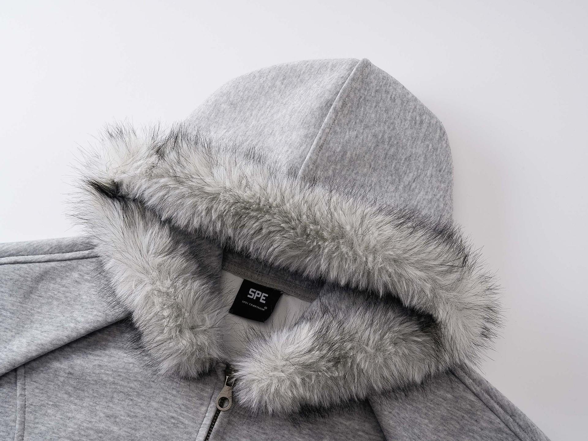 Relaxed Fit Long Sleeve Plain Cotton Hoodie