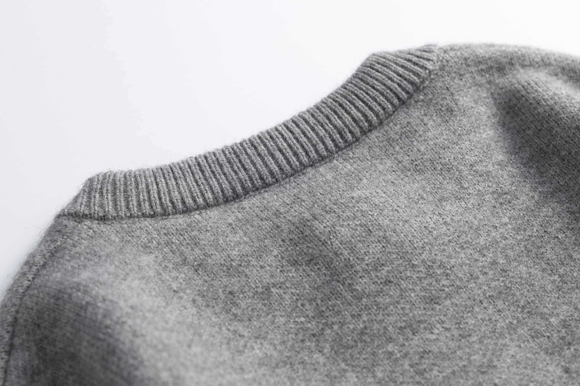 Relaxed Fit Jacquard Long Sleeve Cardigan