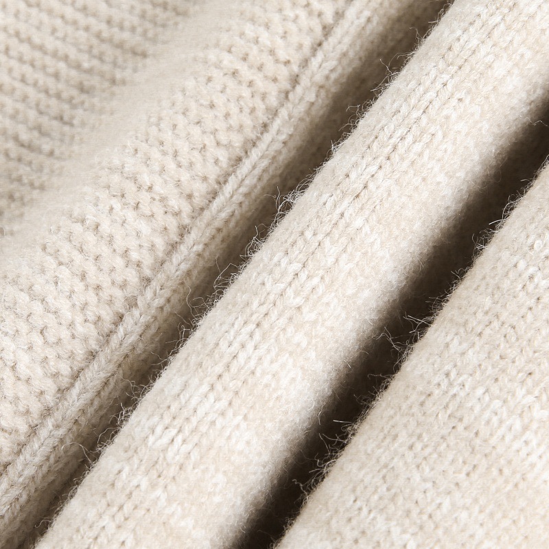 Japanese Workwear Jacquard Long Sleeve Oversized Cardigan