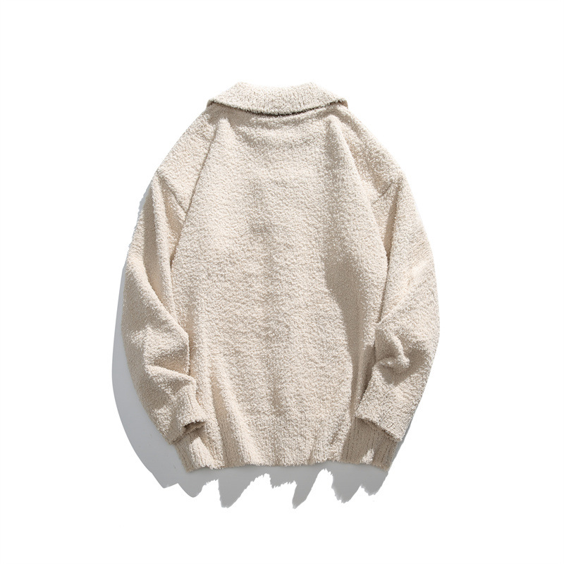 Simple Twist Polyester Long Sleeve Cardi