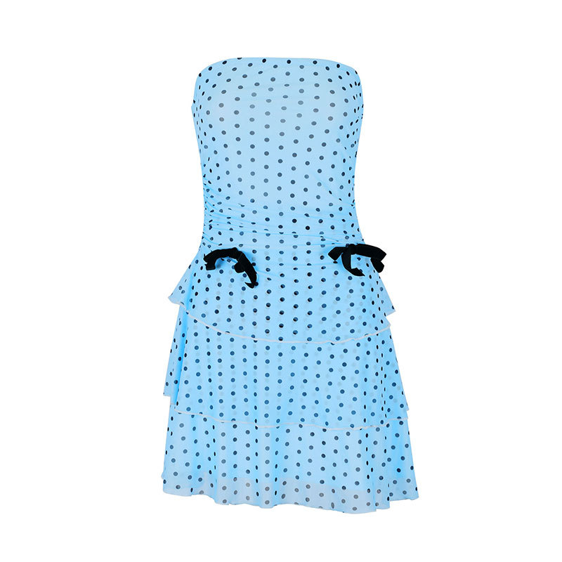 Girly Bandeau Bodycon Mini Dress
