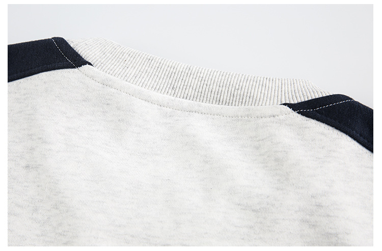 American Varsity Contrast Panel Hoodie