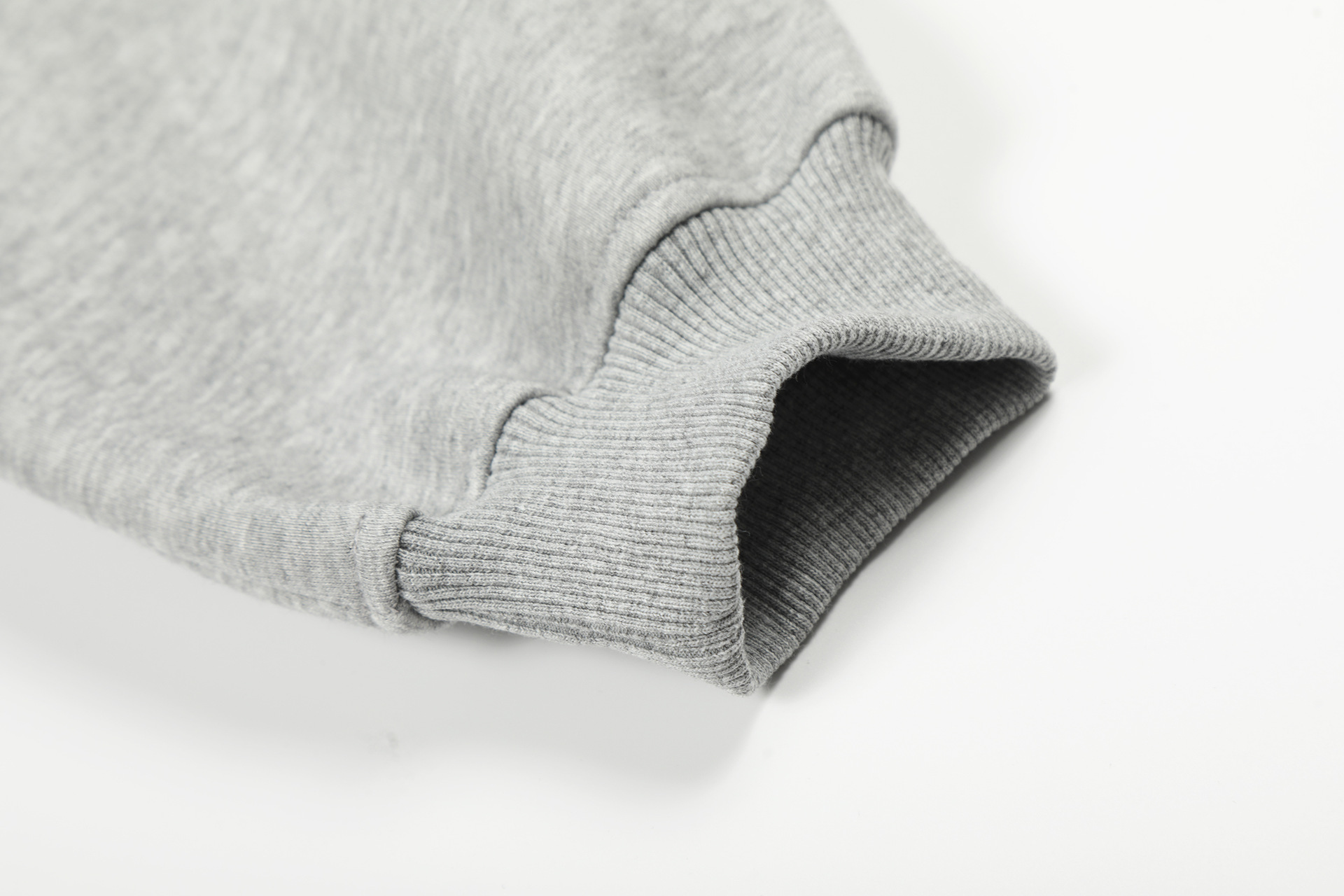 Oversized Streetwear Solid Cotton Zippered Raw Edge Hoodie