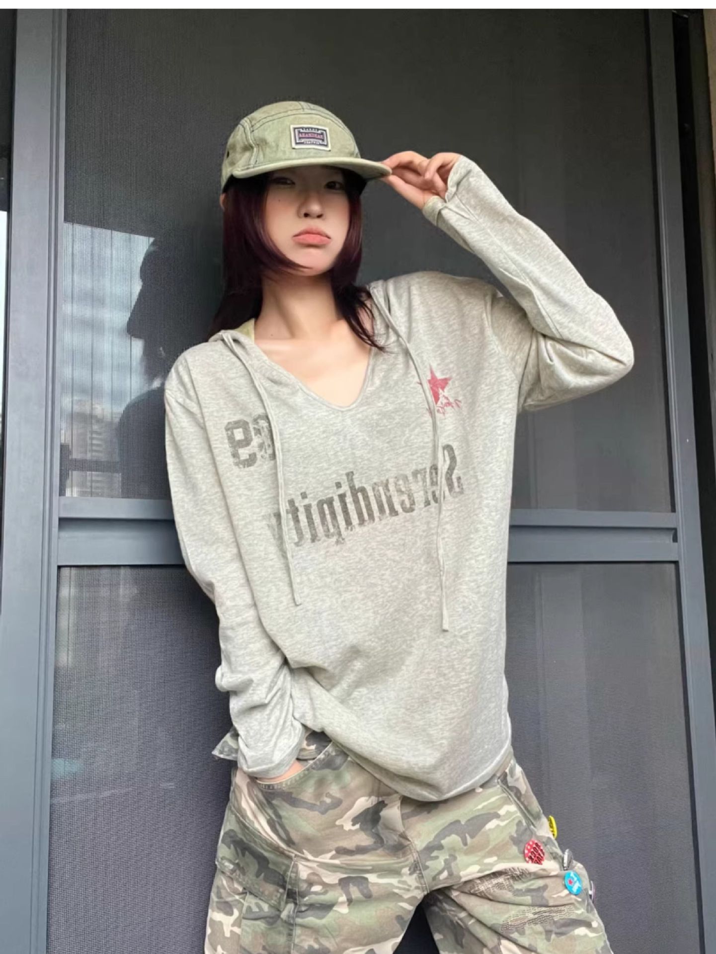 Lazy Fit Polyester Hoodie