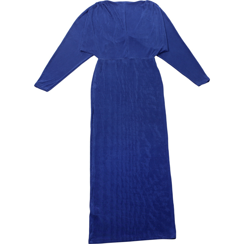 Plunge Cutout Low Waist Long Sleeve Bodycon Dress