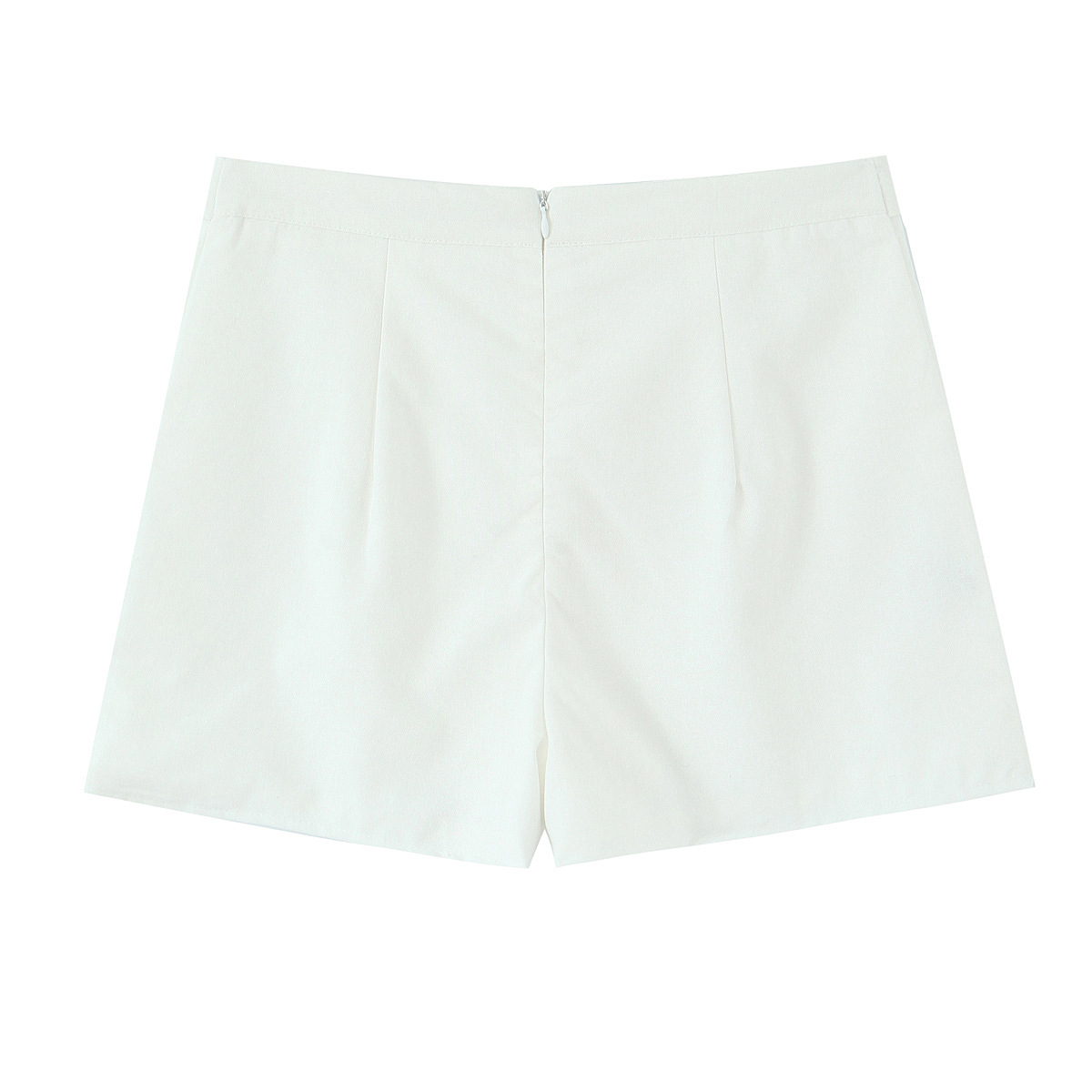 Slimming button decoration skirt pants A-line short skirt