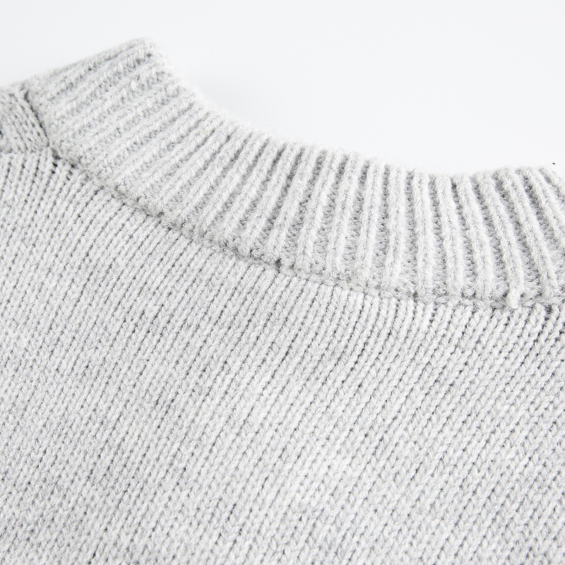 Oversized Japanese Workwear Cabled Sweater
