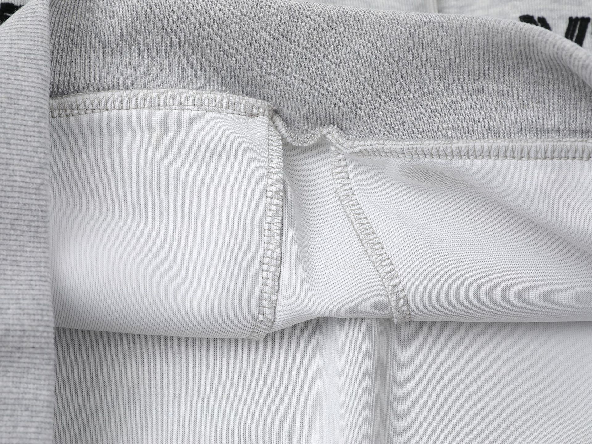 Unisex Cotton Contrast Mandarin Sweatshirt