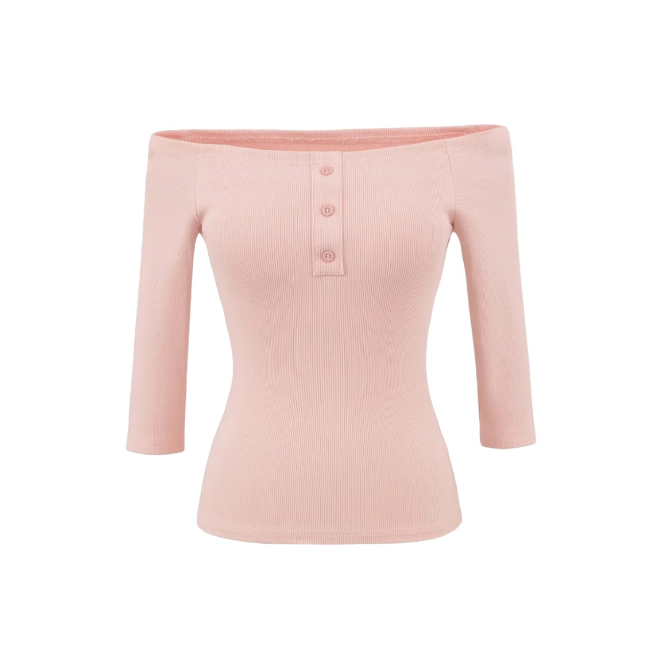 Sexy Slim Three-Quarter Scoop Neck Bodysuit